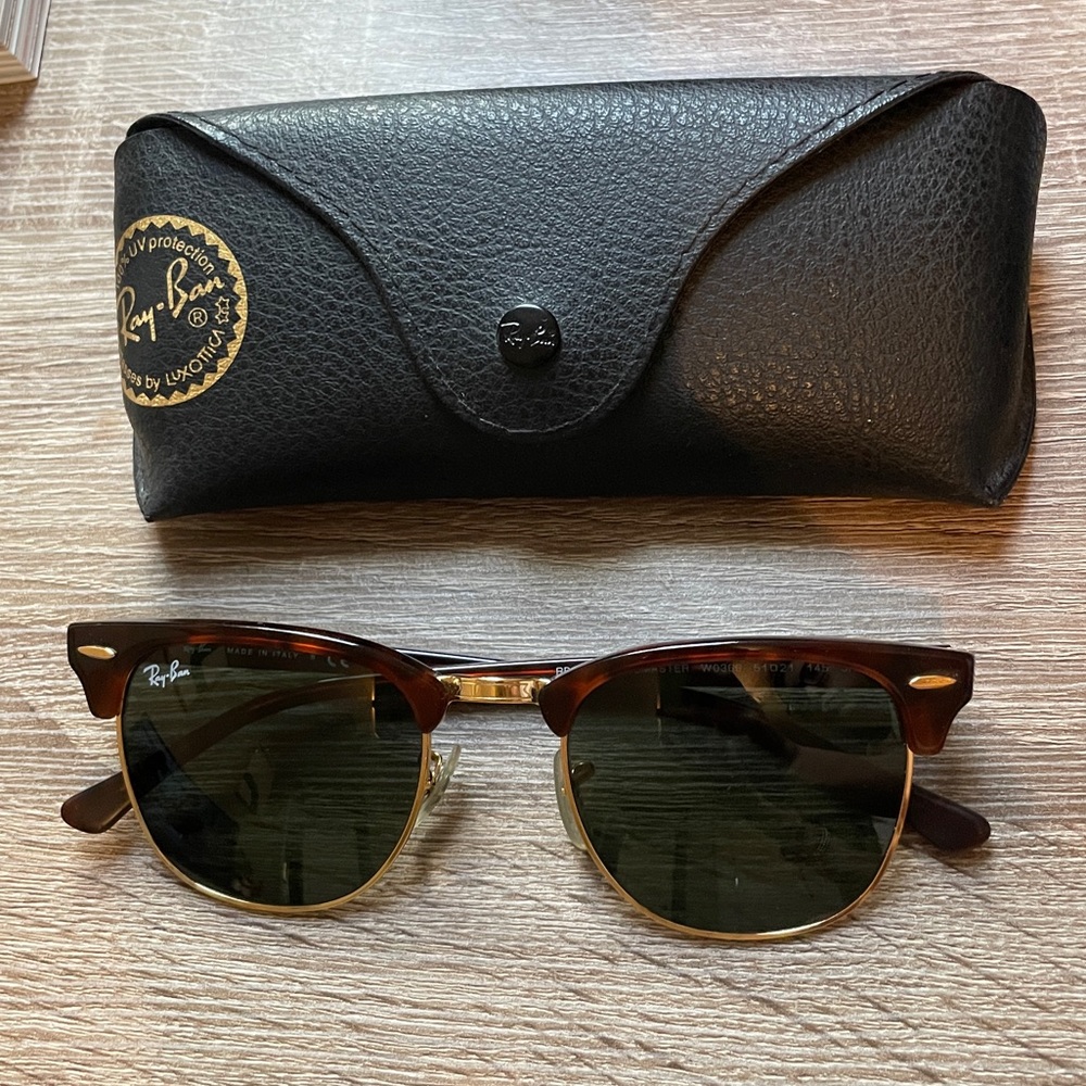 RAY-BAN RB3016 Clubmaster Classic in Mock Tortoise